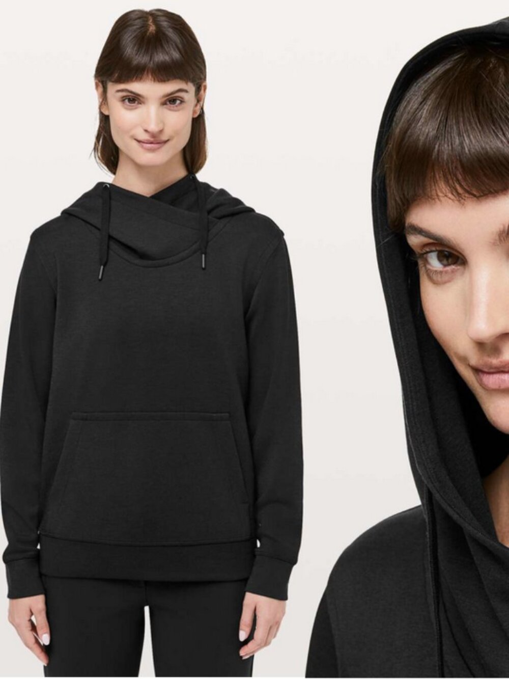 Lululemon City Sleek Hoodie Black Pullover Sweatshirt